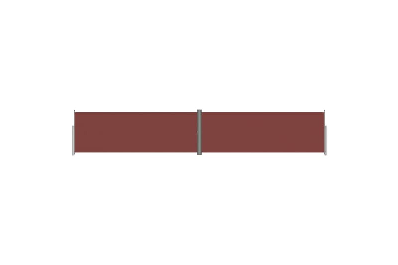 Sisäänvedettävä sivumarkiisi ruskea 180x1000 cm - Ruskea - Puutarhakalusteet - Aurinkosuoja - Markiisi
 - Parvekemarkiisi
