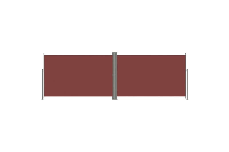 Sisäänvedettävä sivumarkiisi ruskea 200x600 cm - Ruskea - Puutarhakalusteet - Aurinkosuoja - Markiisi
 - Parvekemarkiisi