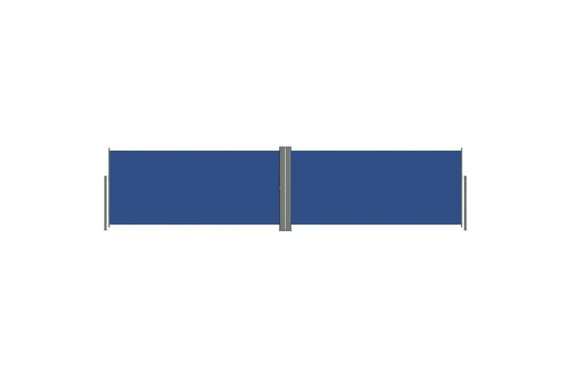 Sisäänvedettävä sivumarkiisi sininen 140x600 cm - Sininen - Puutarhakalusteet - Aurinkosuoja - Markiisi
 - Parvekemarkiisi