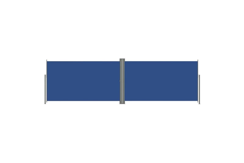 Sisäänvedettävä sivumarkiisi sininen 160x600 cm - Sininen - Puutarhakalusteet - Aurinkosuoja - Markiisi
 - Parvekemarkiisi