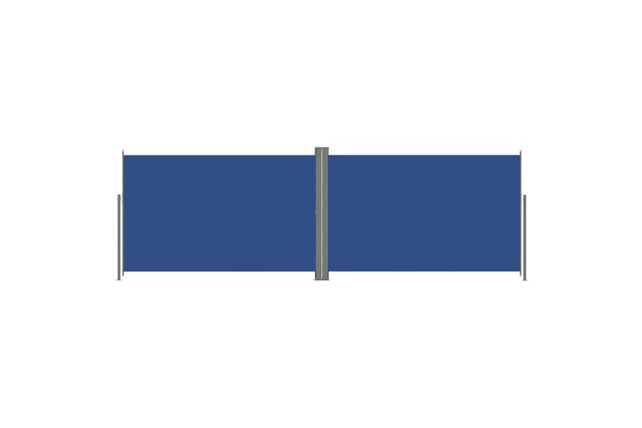 Sisäänvedettävä sivumarkiisi sininen 220x600 cm - Sininen - Parvekemarkiisi - Markiisi
 - Sivumarkiisi - Ikkunatarvikkeet