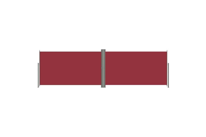 Sisäänvedettävä sivumarkiisi punainen 180x600 cm - Punainen - Parvekemarkiisi - Markiisi
 - Sivumarkiisi - Ikkunatarvikkeet