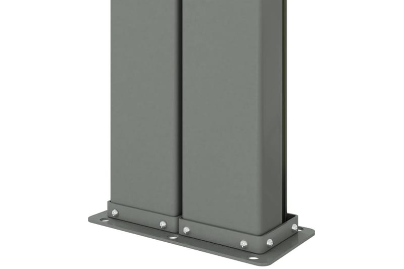 Sisäänvedettävä sivumarkiisi punainen 200x600 cm - Punainen - Puutarhakalusteet - Aurinkosuoja - Markiisi
 - Parvekemarkiisi