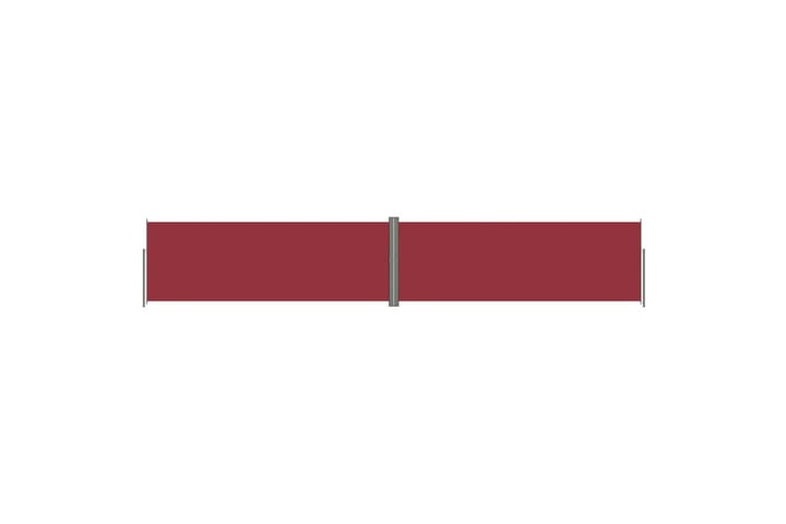 Sisäänvedettävä sivumarkiisi punainen 180x1000 cm - Punainen - Parvekemarkiisi - Markiisi
 - Sivumarkiisi - Ikkunatarvikkeet