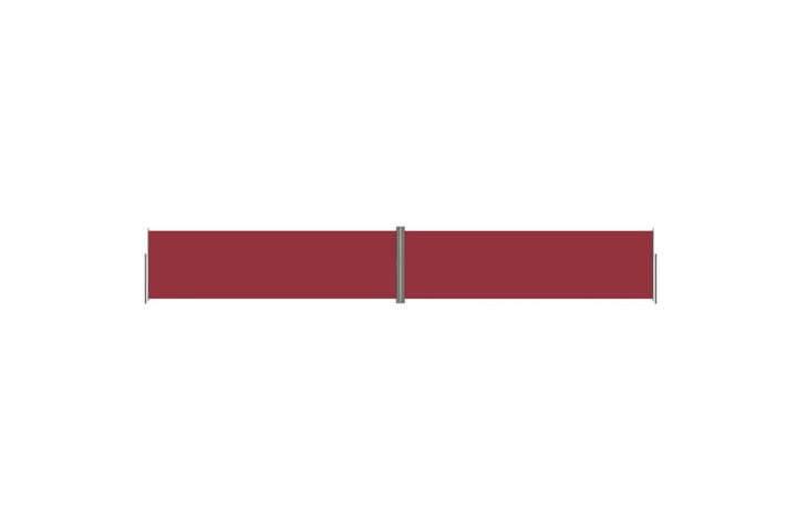 Sisäänvedettävä sivumarkiisi punainen 180x1200 cm - Punainen - Parvekemarkiisi - Markiisi
 - Sivumarkiisi - Ikkunatarvikkeet