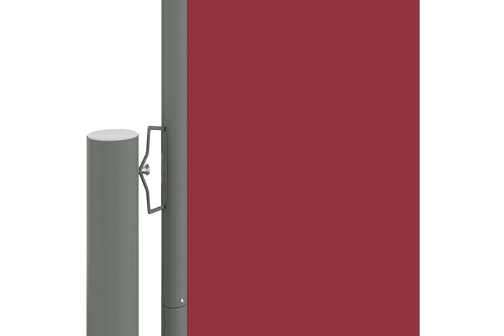 Sisäänvedettävä sivumarkiisi punainen 220x1000 cm - Punainen - Parvekemarkiisi - Markiisi
 - Sivumarkiisi - Ikkunatarvikkeet