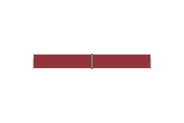 Sisäänvedettävä sivumarkiisi punainen 160x1200 cm - Punainen - Parvekemarkiisi - Markiisi
 - Sivumarkiisi - Ikkunatarvikkeet