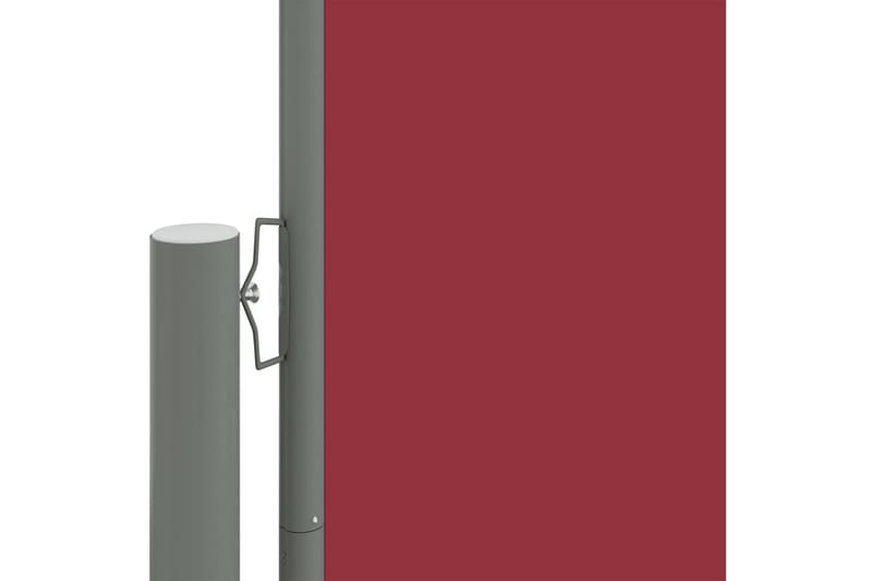 Sisäänvedettävä sivumarkiisi punainen 117x1200 cm - Punainen - Puutarhakalusteet - Aurinkosuoja - Markiisi
 - Parvekemarkiisi