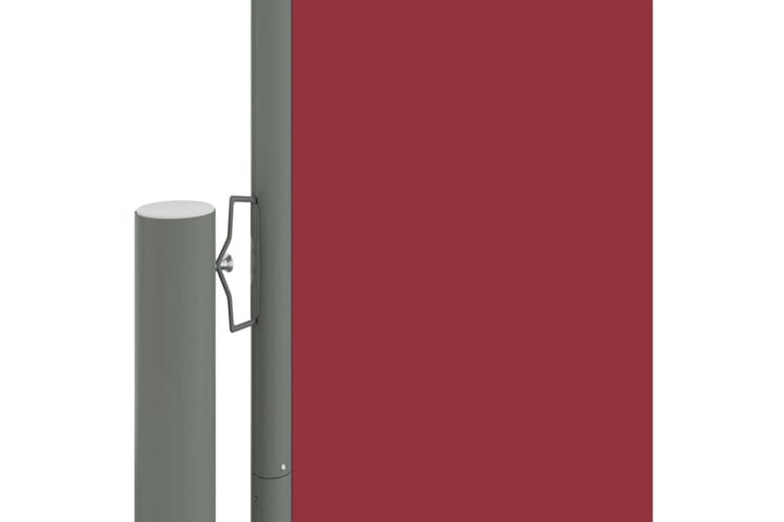 Sisäänvedettävä sivumarkiisi punainen 117x1200 cm - Punainen - Parvekemarkiisi - Markiisi
 - Sivumarkiisi - Ikkunatarvikkeet