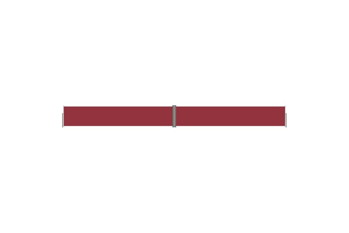 Sisäänvedettävä sivumarkiisi punainen 117x1200 cm - Punainen - Parvekemarkiisi - Markiisi
 - Sivumarkiisi - Ikkunatarvikkeet