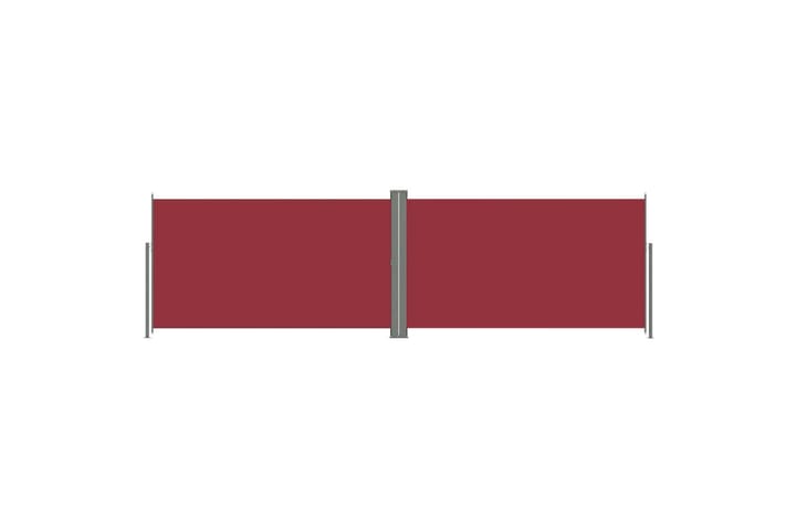 Sisäänvedettävä sivumarkiisi punainen 160x600 cm - Punainen - Parvekemarkiisi - Markiisi
 - Sivumarkiisi - Ikkunatarvikkeet