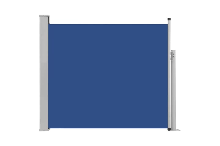 Sisäänvedettävä terassin sivumarkiisi 100x300 cm sininen - Sininen - Parvekemarkiisi - Ikkunatarvikkeet - Sivumarkiisi - Markiisi