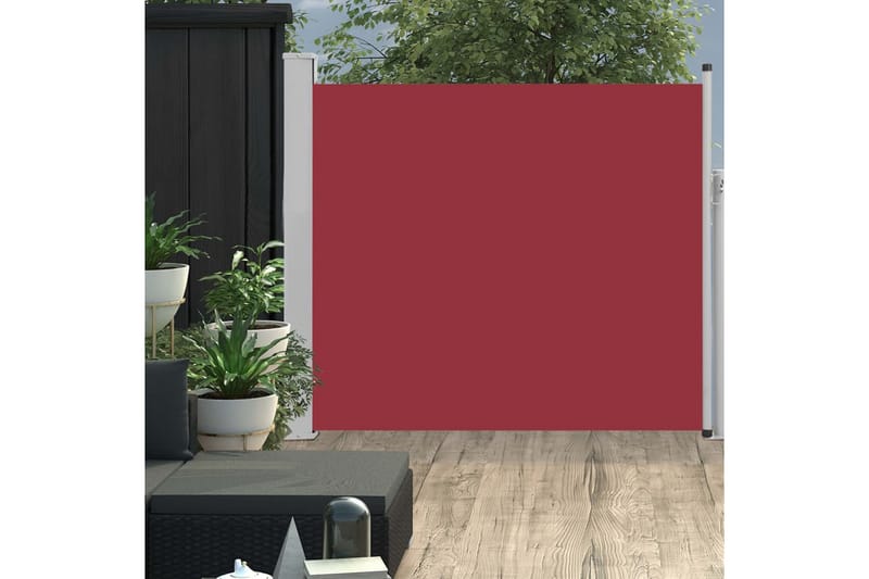Sisäänvedettävä terassin sivumarkiisi 100x300 cm punainen - Punainen - Puutarhakalusteet - Aurinkosuoja - Markiisi
 - Parvekemarkiisi