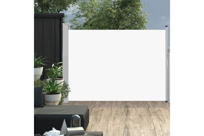 Sisäänvedettävä terassin sivumarkiisi 100x500 cm kerma - Kerma - Puutarhakalusteet - Aurinkosuoja - Markiisi
 - Parvekemarkiisi
