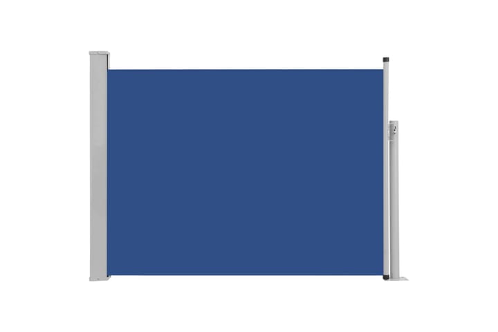 Sisäänvedettävä terassin sivumarkiisi 100x500 cm sininen - Sininen - Parvekemarkiisi - Markiisi
 - Sivumarkiisi - Ikkunatarvikkeet
