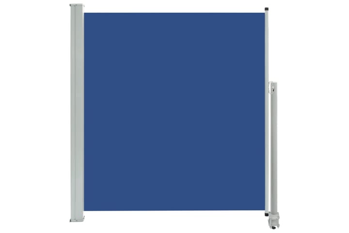 Sisäänvedettävä terassin sivumarkiisi 140 x 300 cm sininen - Sininen - Parvekemarkiisi - Markiisi
 - Sivumarkiisi - Ikkunatarvikkeet