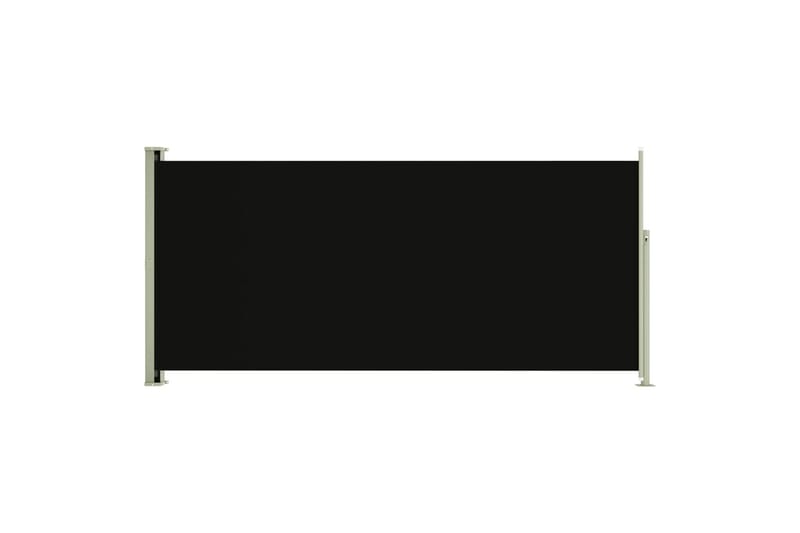Sisäänvedettävä terassin sivumarkiisi 140x300 cm musta - Musta - Puutarhakalusteet - Aurinkosuoja - Markiisi
 - Parvekemarkiisi
