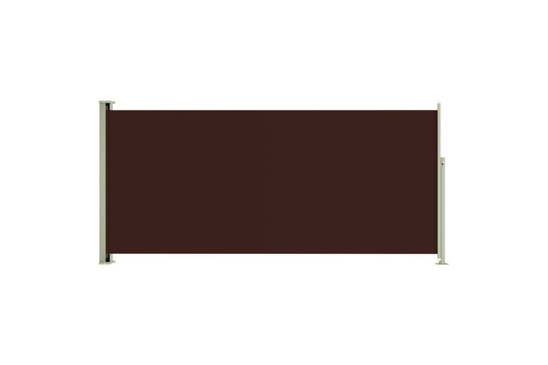 Sisäänvedettävä terassin sivumarkiisi 140x300 cm ruskea - Ruskea - Puutarhakalusteet - Aurinkosuoja - Markiisi
 - Parvekemarkiisi