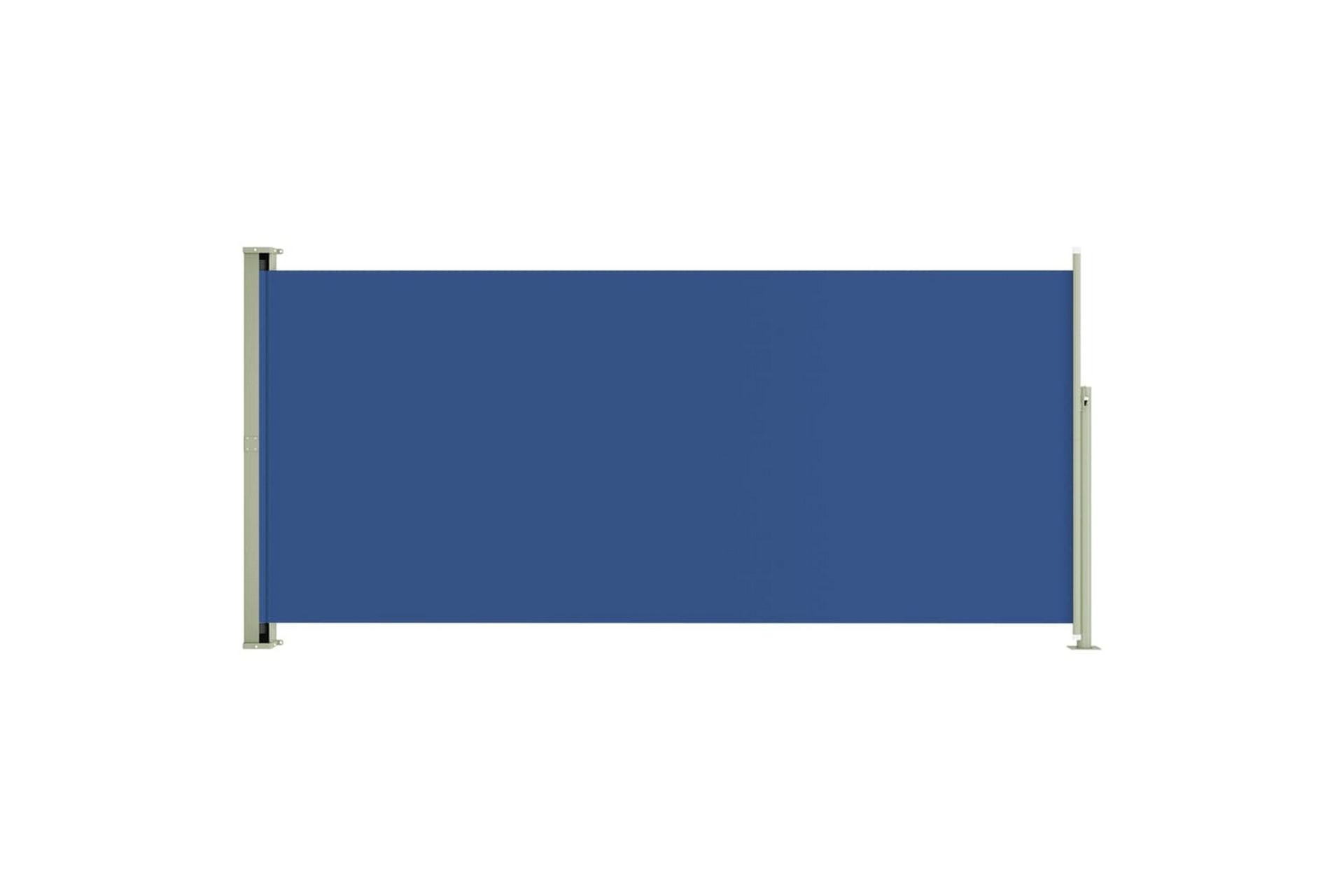 Sisäänvedettävä terassin sivumarkiisi 140x300 cm sininen - Puutarhakalusteet - Aurinkosuoja - Markiisi
 - Parvekemarkiisi