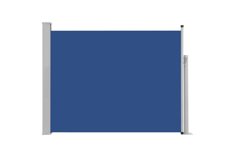 Sisäänvedettävä terassin sivumarkiisi 140x500 cm sininen - Sininen - Puutarhakalusteet - Aurinkosuoja - Markiisi
 - Parvekemarkiisi