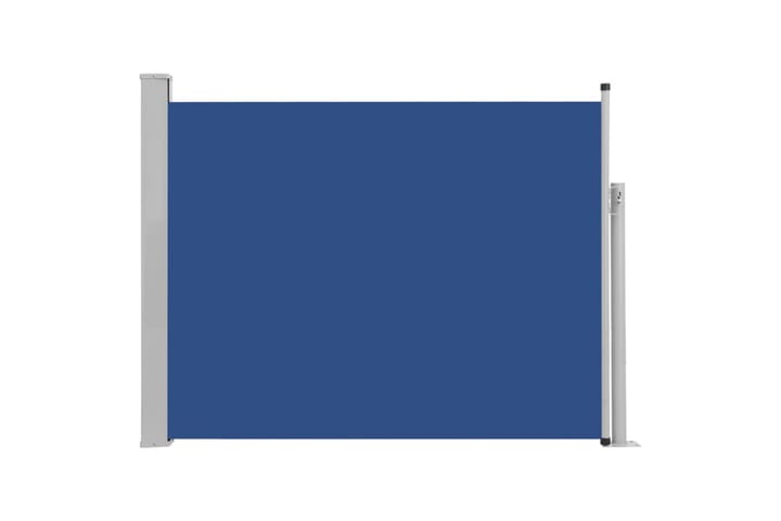 Sisäänvedettävä terassin sivumarkiisi 140x500 cm sininen - Sininen - Parvekemarkiisi - Ikkunatarvikkeet - Sivumarkiisi - Markiisi