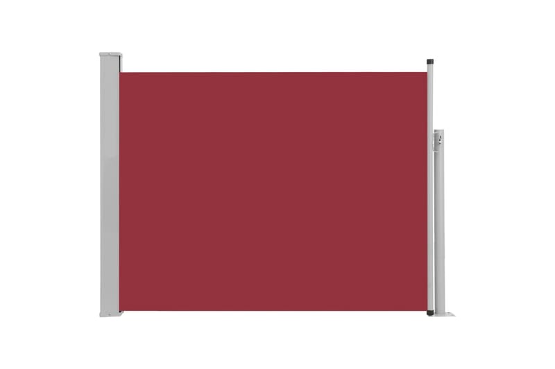 Sisäänvedettävä terassin sivumarkiisi 140x500 cm punainen - Punainen - Puutarhakalusteet - Aurinkosuoja - Markiisi
 - Parvekemarkiisi