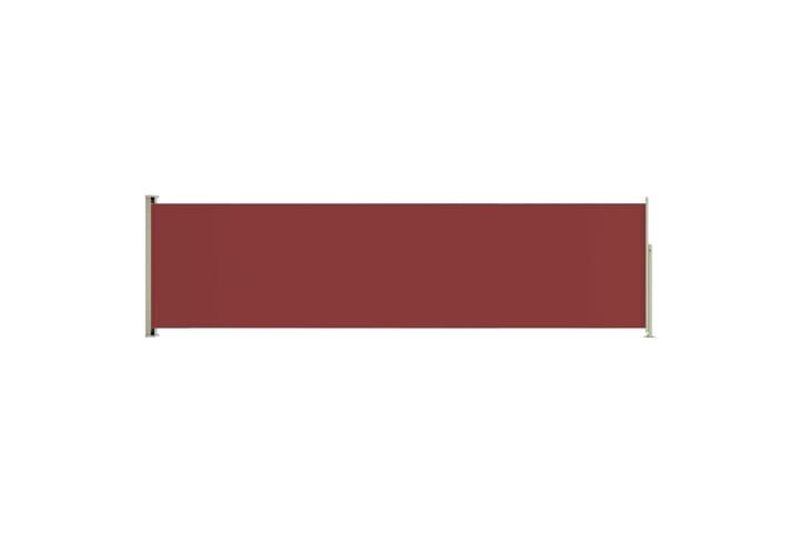 Sisäänvedettävä terassin sivumarkiisi 140x500 cm punainen - Punainen - Parvekemarkiisi - Markiisi
 - Sivumarkiisi - Ikkunatarvikkeet