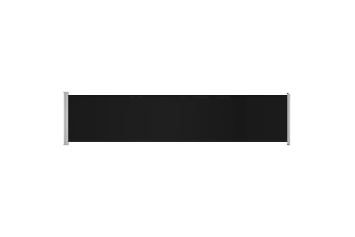 Sisäänvedettävä terassin sivumarkiisi 140x600 cm musta - Musta - Parvekemarkiisi - Markiisi
 - Sivumarkiisi - Ikkunatarvikkeet