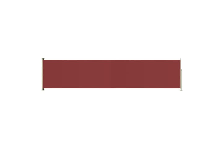 Sisäänvedettävä terassin sivumarkiisi 140x600 cm punainen - Punainen - Parvekemarkiisi - Sivumarkiisi - Markiisi
 - Ikkunatarvikkeet