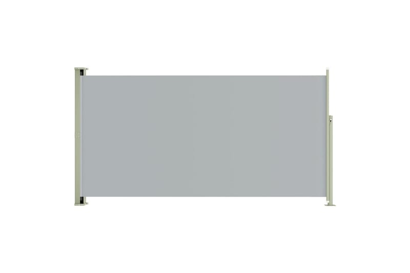Sisäänvedettävä terassin sivumarkiisi 160x300 cm harmaa - Harmaa - Puutarhakalusteet - Aurinkosuoja - Markiisi
 - Parvekemarkiisi