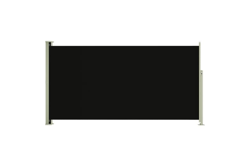 Sisäänvedettävä terassin sivumarkiisi 160x300 cm musta - Musta - Puutarhakalusteet - Aurinkosuoja - Markiisi
 - Parvekemarkiisi