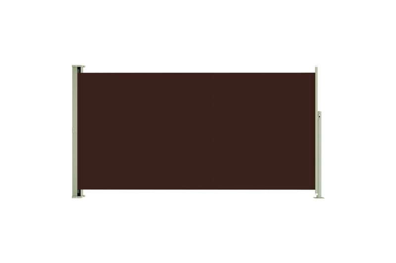 Sisäänvedettävä terassin sivumarkiisi 160x300 cm ruskea - Ruskea - Puutarhakalusteet - Aurinkosuoja - Markiisi
 - Parvekemarkiisi