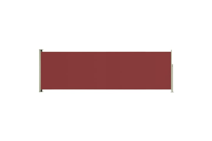 Sisäänvedettävä terassin sivumarkiisi 160x500 cm punainen - Punainen - Parvekemarkiisi - Markiisi
 - Sivumarkiisi - Ikkunatarvikkeet