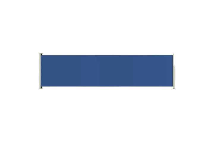 Sisäänvedettävä terassin sivumarkiisi 160x600 cm sininen - Sininen - Parvekemarkiisi - Markiisi
 - Sivumarkiisi - Ikkunatarvikkeet