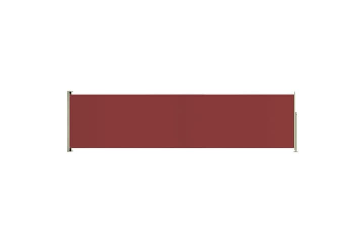Sisäänvedettävä terassin sivumarkiisi 160x600 cm punainen - Punainen - Parvekemarkiisi - Markiisi
 - Sivumarkiisi - Ikkunatarvikkeet