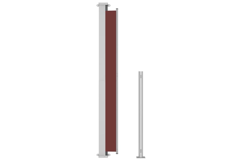 Sisäänvedettävä terassin sivumarkiisi 180x500 cm ruskea - Ruskea - Puutarhakalusteet - Aurinkosuoja - Markiisi
 - Parvekemarkiisi
