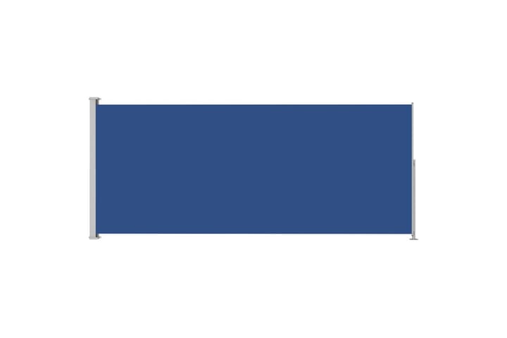 Sisäänvedettävä terassin sivumarkiisi 180x500 cm sininen - Sininen - Parvekemarkiisi - Markiisi
 - Sivumarkiisi - Ikkunatarvikkeet