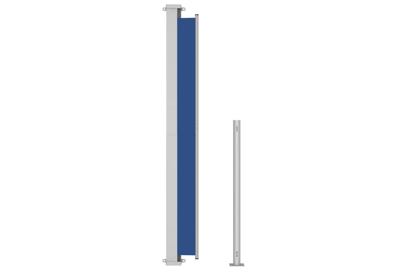 Sisäänvedettävä terassin sivumarkiisi 180x500 cm sininen - Sininen - Puutarhakalusteet - Aurinkosuoja - Markiisi
 - Parvekemarkiisi