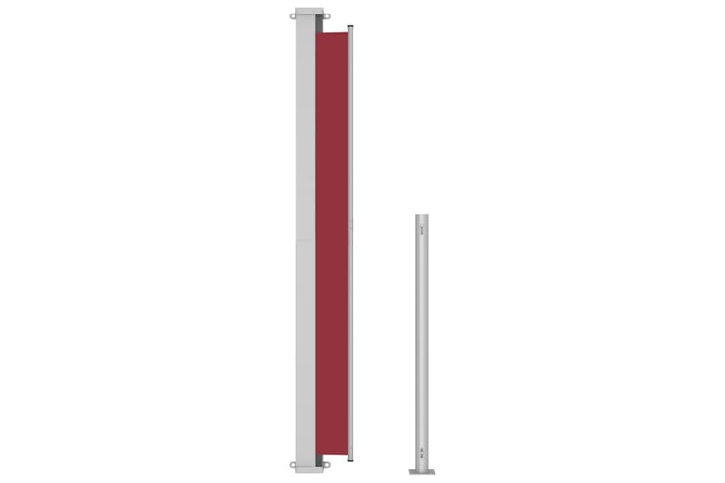 Sisäänvedettävä terassin sivumarkiisi 180x500 cm punainen - Punainen - Puutarhakalusteet - Aurinkosuoja - Markiisi
 - Parvekemarkiisi