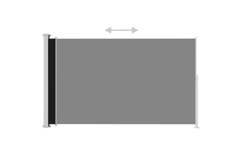 Sisäänvedettävä terassin sivumarkiisi 200x300 cm musta - Musta - Puutarhakalusteet - Aurinkosuoja - Markiisi
 - Parvekemarkiisi