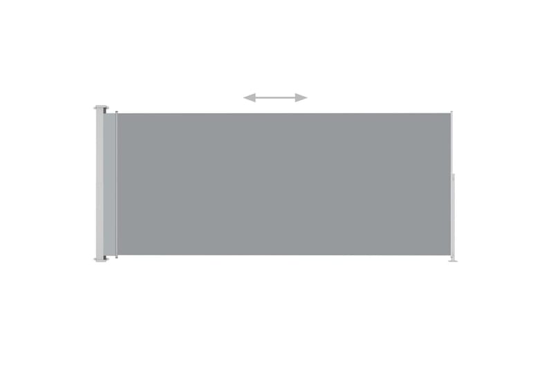 Sisäänvedettävä terassin sivumarkiisi 200x500 cm antrasiitti - Puutarhakalusteet - Aurinkosuoja - Markiisi
 - Parvekemarkiisi
