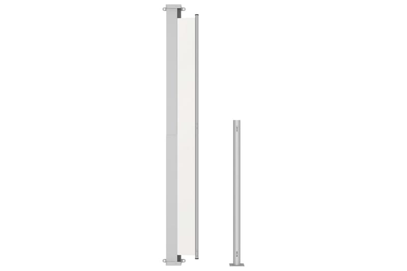 Sisäänvedettävä terassin sivumarkiisi 220x500 cm kerma - Puutarhakalusteet - Aurinkosuoja - Markiisi
 - Parvekemarkiisi