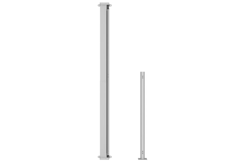 Sisäänvedettävä terassin sivumarkiisi 220x500 cm musta - Musta - Puutarhakalusteet - Aurinkosuoja - Markiisi
 - Parvekemarkiisi