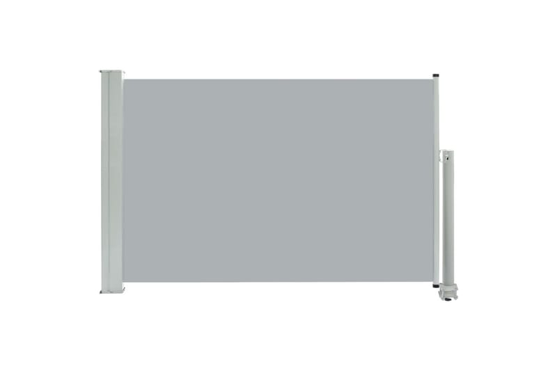 Sisäänvedettävä terassin sivumarkiisi 60x300 cm harmaa - Harmaa - Puutarhakalusteet - Aurinkosuoja - Markiisi
 - Parvekemarkiisi