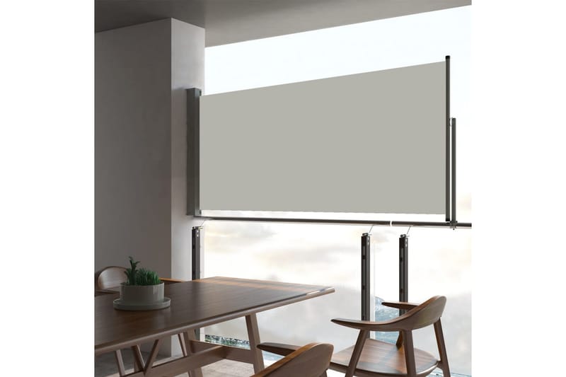 Sisäänvedettävä terassin sivumarkiisi 60x300 cm kerma - Kerma - Puutarhakalusteet - Aurinkosuoja - Markiisi
 - Parvekemarkiisi