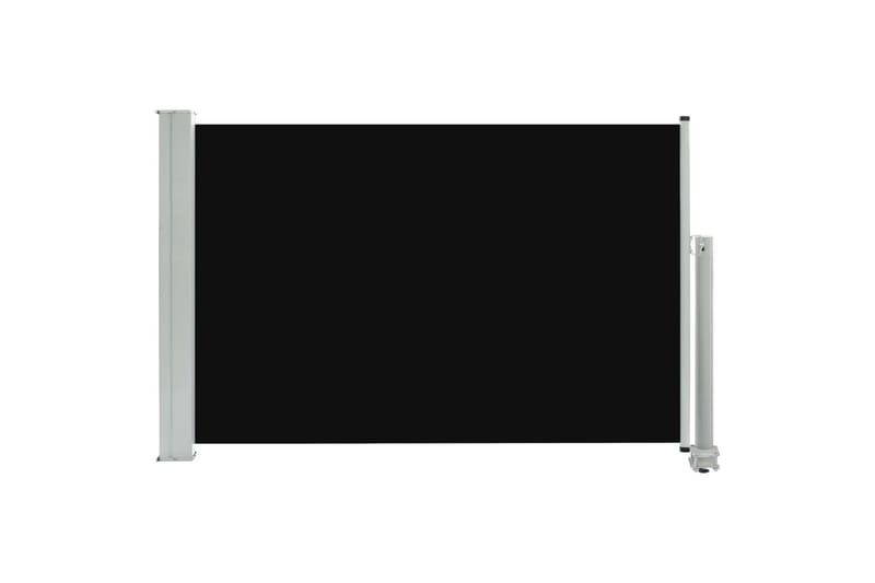 Sisäänvedettävä terassin sivumarkiisi 60x300 cm musta - Musta - Puutarhakalusteet - Aurinkosuoja - Markiisi
 - Parvekemarkiisi