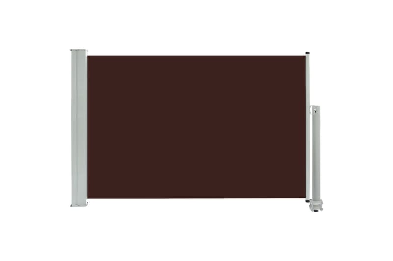 Sisäänvedettävä terassin sivumarkiisi 60x300 cm ruskea - Ruskea - Puutarhakalusteet - Aurinkosuoja - Markiisi
 - Parvekemarkiisi