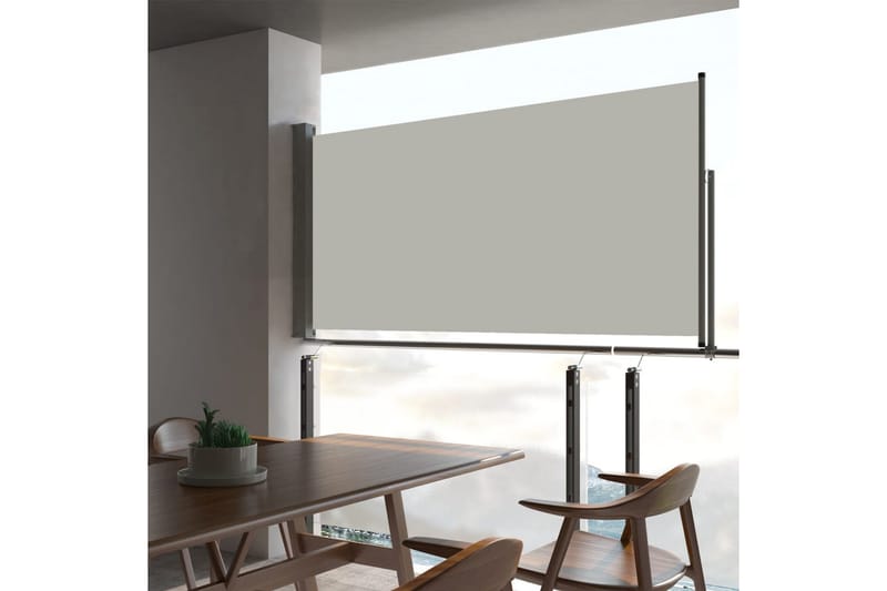 Sisäänvedettävä terassin sivumarkiisi 80x300 cm kerma - Kerma - Puutarhakalusteet - Aurinkosuoja - Markiisi
 - Parvekemarkiisi