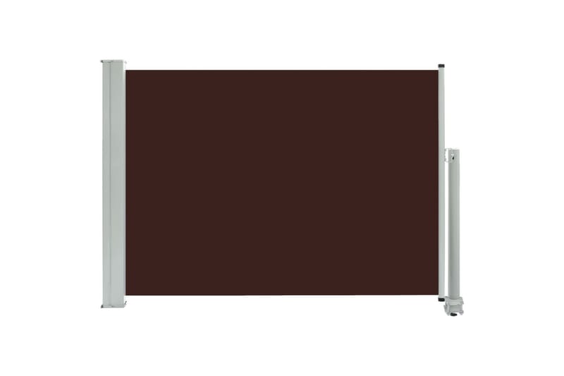Sisäänvedettävä terassin sivumarkiisi 80x300 cm ruskea - Ruskea - Puutarhakalusteet - Aurinkosuoja - Markiisi
 - Parvekemarkiisi