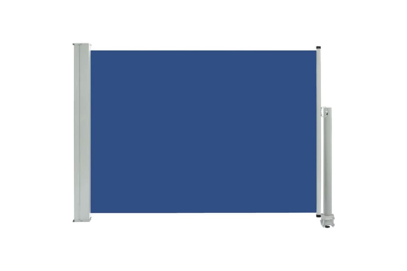 Sisäänvedettävä terassin sivumarkiisi 80x300 cm sininen - Sininen - Puutarhakalusteet - Aurinkosuoja - Markiisi
 - Parvekemarkiisi